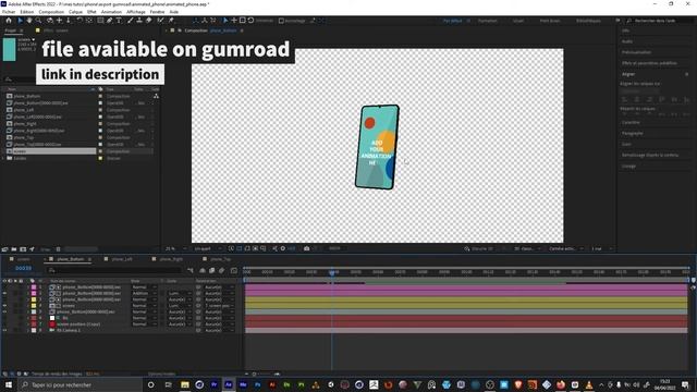 [EN] phone/tablet mockup for after effect / gumroad presentation смотреть онлайн