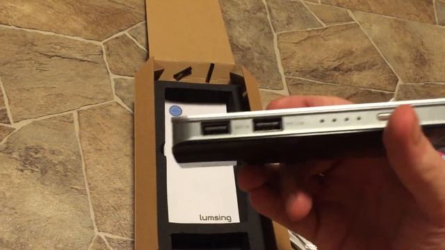 Lumsing 10400 mAh Harmonica Powerbank Unboxing Review смотреть онлайн
