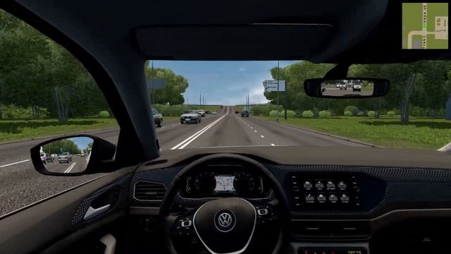 Volkswagen T-Cross | City Car Driving | Logitech G29 смотреть онлайн