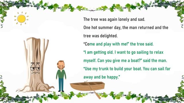 The Boy and The Apple Tree | English Story | Moral story смотреть онлайн