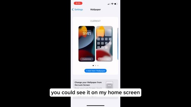 How To Change Your Wallpaper On IPhone смотреть онлайн
