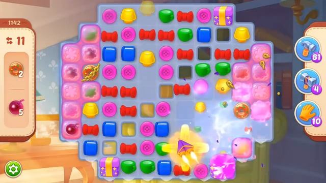 Homescapes 1142 уровень