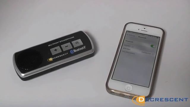 Decrescent Bluetooth Visor Handsfree Kit for the Car - Answer your phone whilst on the move! смотреть онлайн