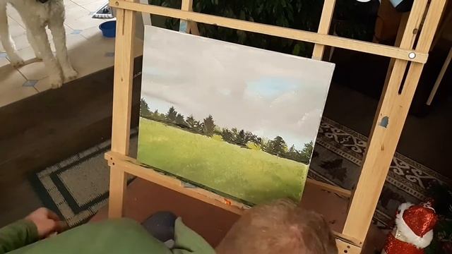 Novice Discount Painting with Apple Barrel Acrylic Paint. смотреть онлайн