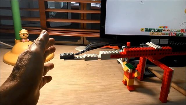 Demonstration goal keeper game with motion sensor смотреть онлайн