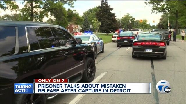 Prisoner talks about mistaken release after capture in Detroit смотреть онлайн