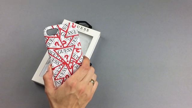 Etui Guess Triangle All Over - iPhone 8/7, iPhone X, Xs Max смотреть онлайн