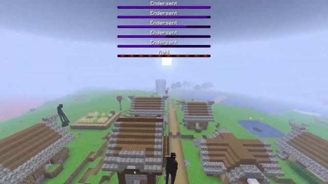 5 Endersent Defend against a REAL Vanilla Raid | Minecraft Mob Battle смотреть онлайн