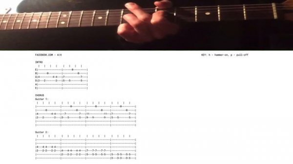 Memo Boy - Facebook.com (Guitar Tab)