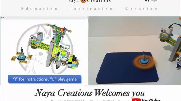 Spinner with Launcher Lego WeDo 2.0 scratch program