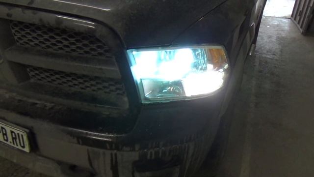 Dodge RAM 2013 -би ксенон +ПТФ morimoto + HPL Crossfire смотреть онлайн