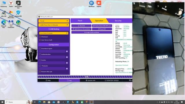 Tecno Pova Neo 2/ Remove FRP/ TFM Tool/ смотреть онлайн