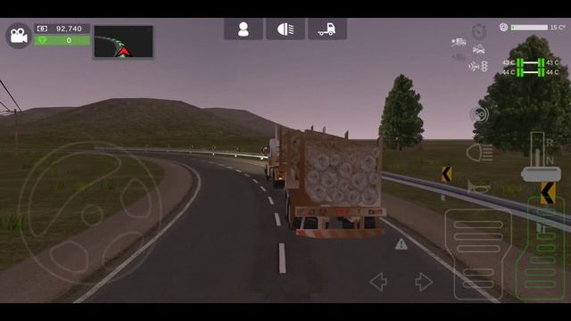 Grand Truck Simulator 2 - Carrying logs with dirty Scania 112 H смотреть онлайн