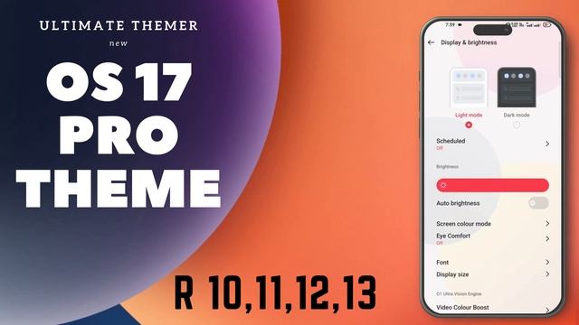 OS 17 Pro Theme For Oppo And Realme|| Huge Customization LockScreen|| R 10,11,12,13 Supported|| смотреть онлайн