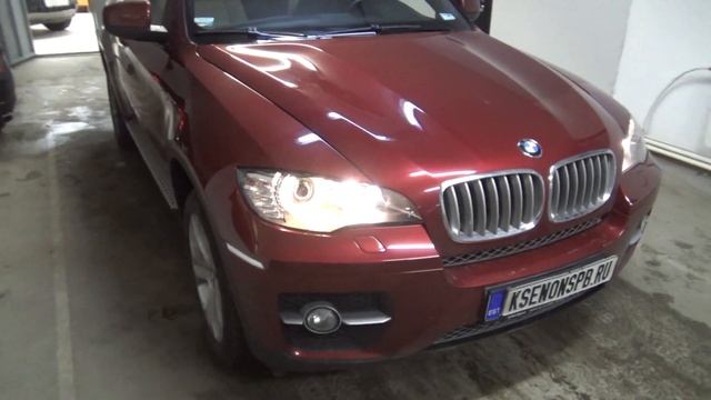 BMW X6 E71 БОРДО . Реставрируем фары с заменой линз HELLA 3R смотреть онлайн