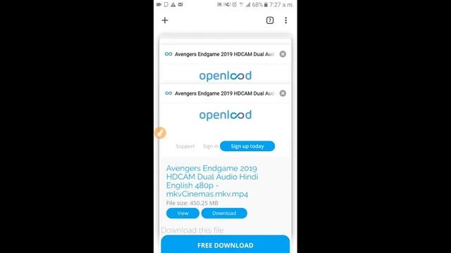 (Proof) How to download Avengers Endgame| full HD| 400mb | 100% working смотреть онлайн