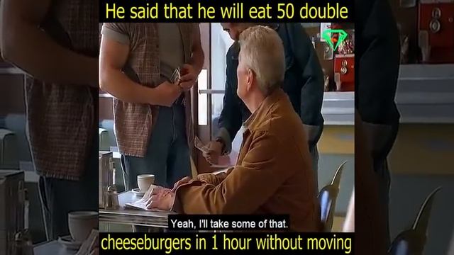 He said that he will eat 50 double cheeseburgers in 1 hour without moving смотреть онлайн