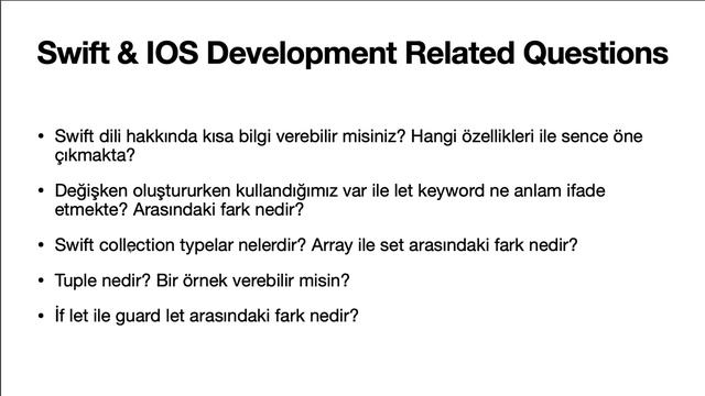 IOS Developer Mülakatlarına Hazırlık смотреть онлайн