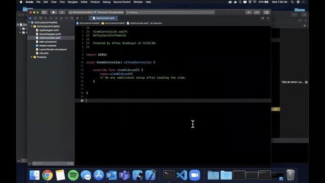 Do Catch Try Statement in Swift 5 (Xcode 12, 2020) - iOS Development смотреть онлайн