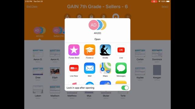 Apple Classroom: Open and Lock Specific App смотреть онлайн
