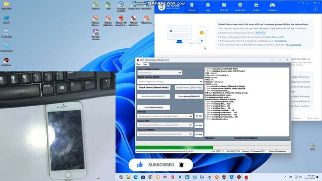 iPhone 7-7+ iOS 15.8 Hello Screen iCloud Bypass UMT IOS смотреть онлайн