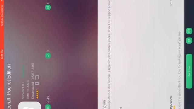 How to download Minecraft pocket edition for free iOS 10.3.1 смотреть онлайн