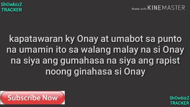 Onanay: Ako ang Rapist! | January 25, 2019 смотреть онлайн