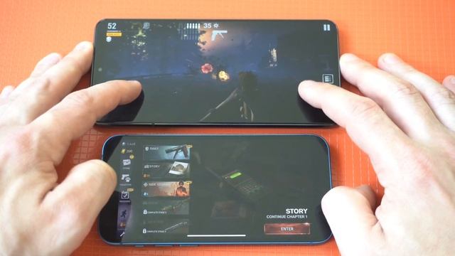 Galaxy S22 vs Iphone 13 Mini Gaming Test - Getting Ready for IOS 16! смотреть онлайн
