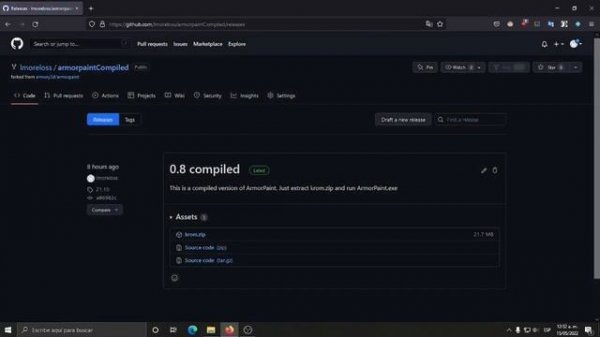 How to download ArmorPaint (Already compiled)