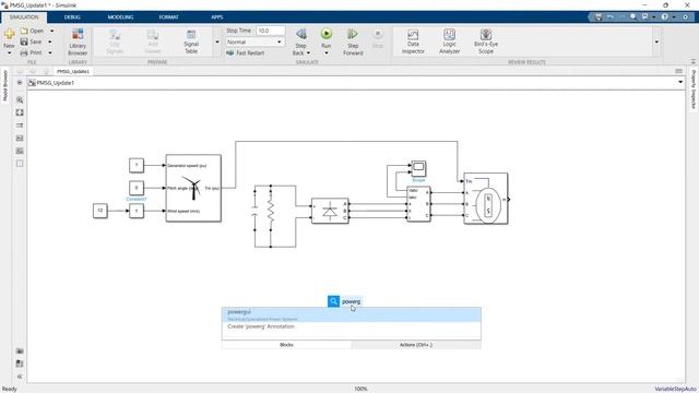 PMSG Wind Turbine Model In Simulink | Permanent Magnet Synchronous Generator In Simulink Simulation