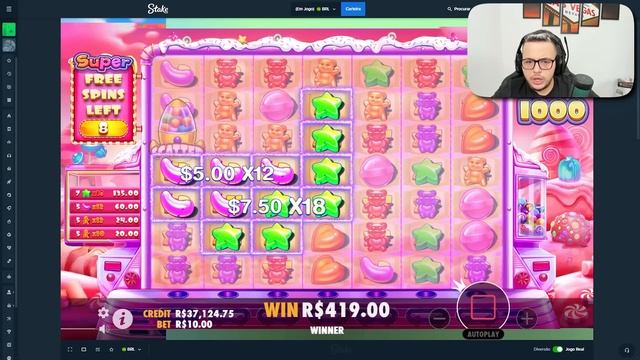 O NOVO *SUGAR RUSH 1000* É INSANO! смотреть онлайн