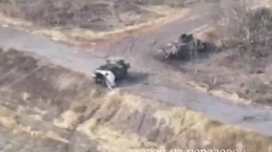 Разбитая колонна ВСУ в Курской области. Уничтожено 17 единиц бронетехники.