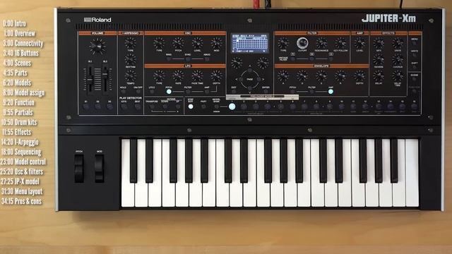 Roland JUPITER Xm Review and in-depth tutorial // ZEN-Core engine overview смотреть онлайн