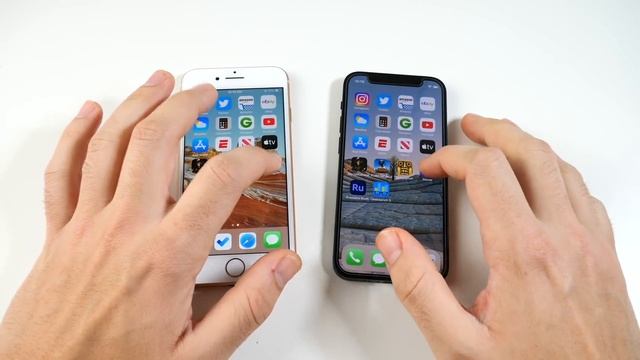 iPhone 8 vs iPhone 12 Mini Speed Test! смотреть онлайн