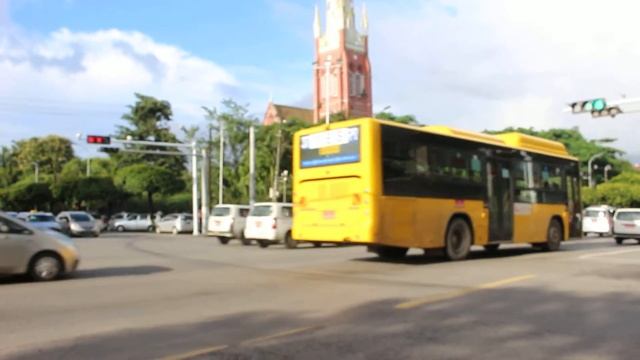 【STREET VIEW】 Yangon City - Myanmar 2017 смотреть онлайн