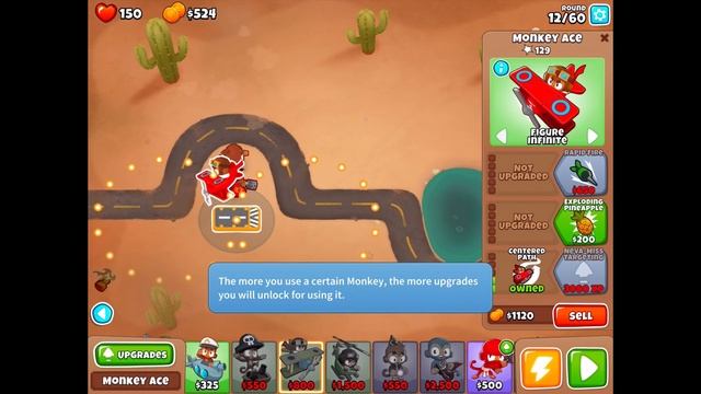 Bloons TD 6 Gameplay Walkthrough - Episode 16 - Monkey Ace! (iOS Android) смотреть онлайн