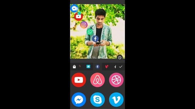 Inshot video/photo editing tutorial how to add social icon and png on photo/ video:Rahul ke reviews смотреть онлайн
