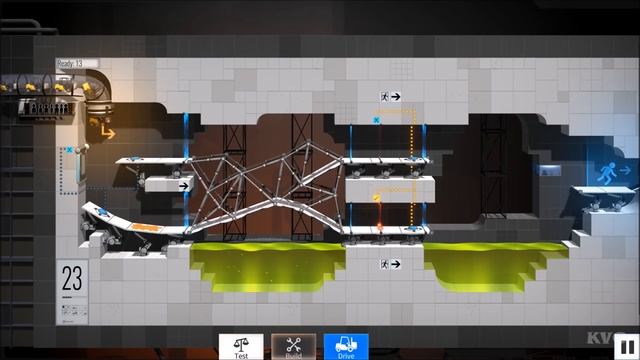 Bridge Constructor Portal - Walkthrough - Part 23 - Helix (PC HD) [1080p60FPS] смотреть онлайн