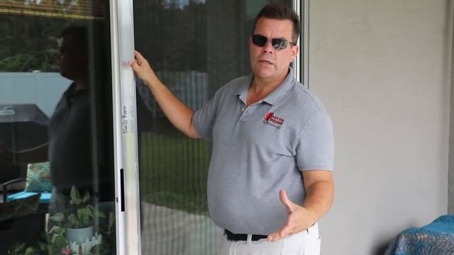 Installing Storm Stoppers on an Over-sized Sliding Glass Door | Hurricane Window Protection смотреть онлайн