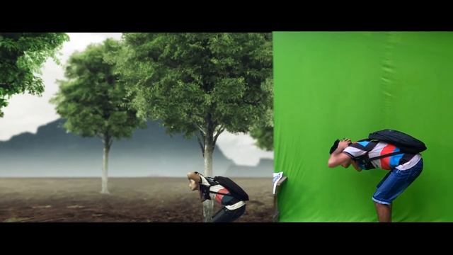 Green screen before & after || VFX Breakdown || SKAS смотреть онлайн