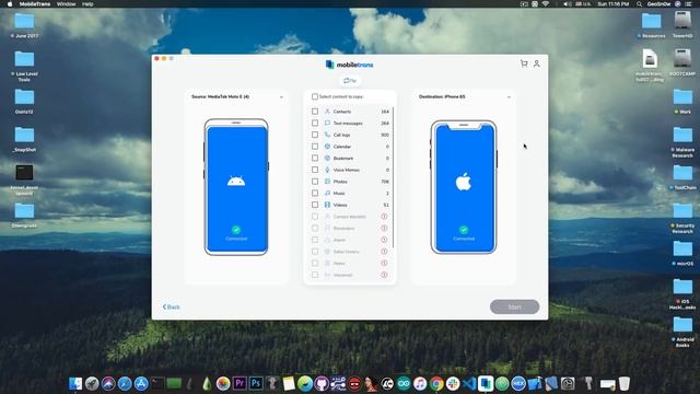 How to Transfer Android Device Data To iOS (iPhone, iPad, iPod) Using MobileTrans (Tutorial) смотреть онлайн