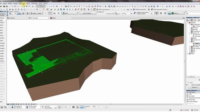 Archicad 19 - tworzenie brył wykop/nasyp смотреть онлайн