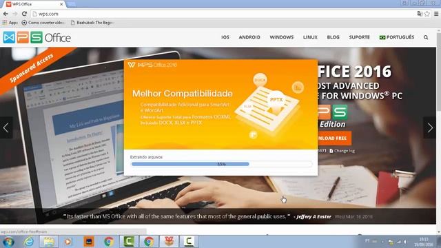 WPS Office ( Office Free ) uma alternativa maravilhosa para o office em português смотреть онлайн