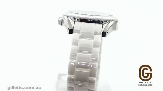 Fossil Ladies white ceramic watch - CE1002 смотреть онлайн