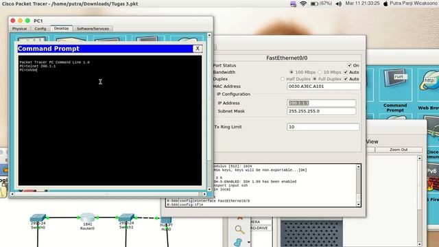 Configure Telnet And SSH - Cisco Packet Tracer смотреть онлайн