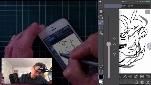 Clip Studio Paint sur iPhone ! смотреть онлайн