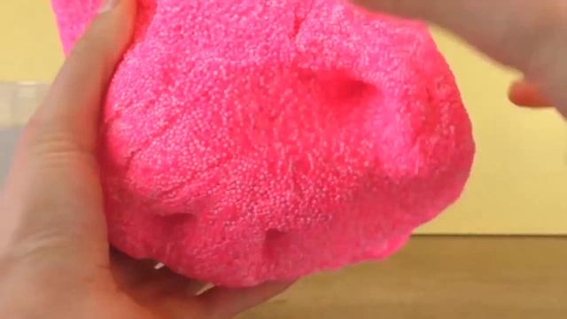 XXL FOAM CLAY Bucket | Bright Pink Foam Clay | DIY Clay Inspiration смотреть онлайн