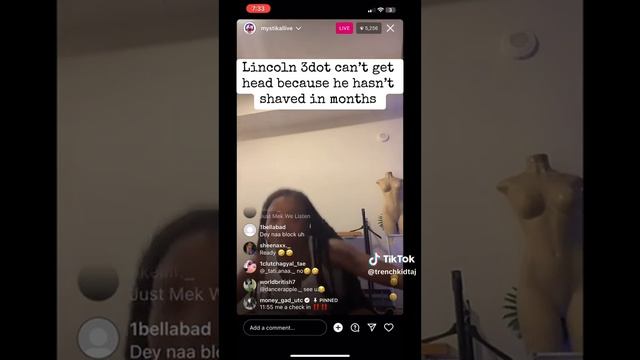 Lincoln 3dot can’t get h**d because he hasn’t s****d in months смотреть онлайн