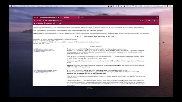 Installing R and RStudio on MacOS (R workshop) смотреть онлайн