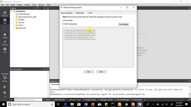 QT C++ Facial Recognition System LBPH #QT Framework #opencv смотреть онлайн